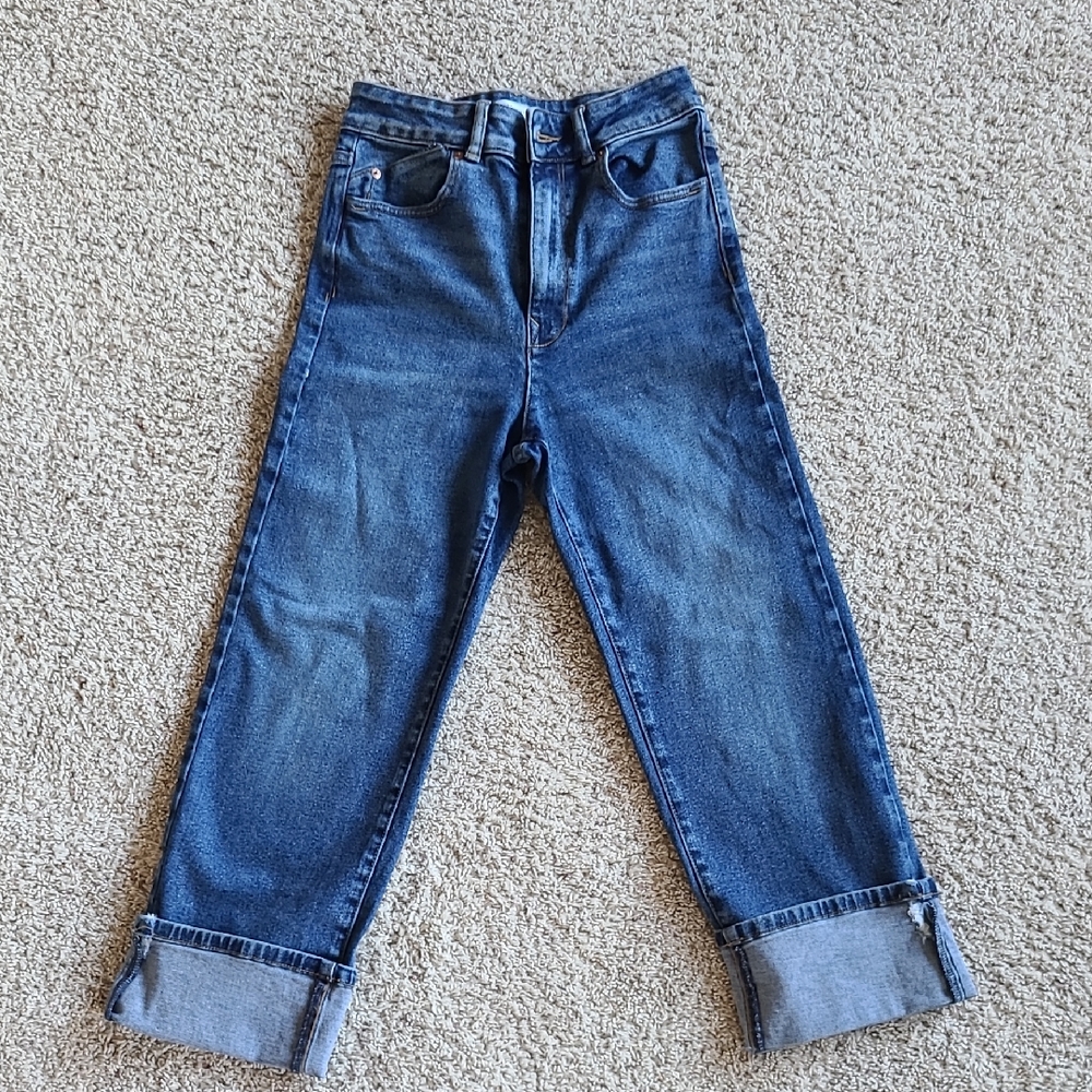 ZARA Women's Cuffed Jeans SZ:4